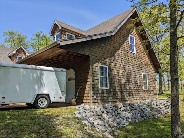 view of side of home