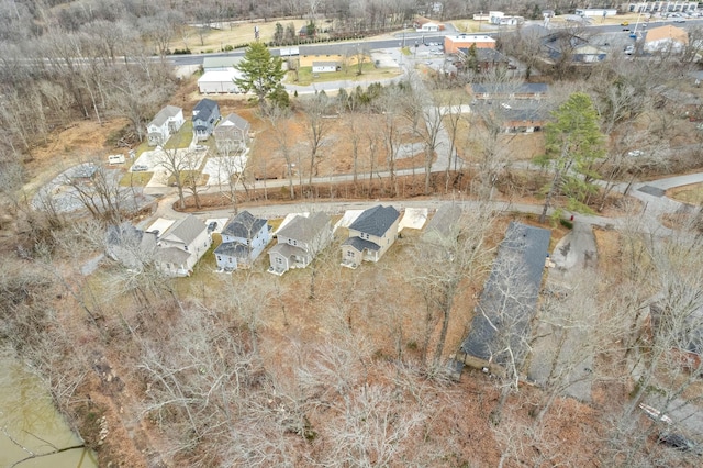 aerial view featuring a residential view