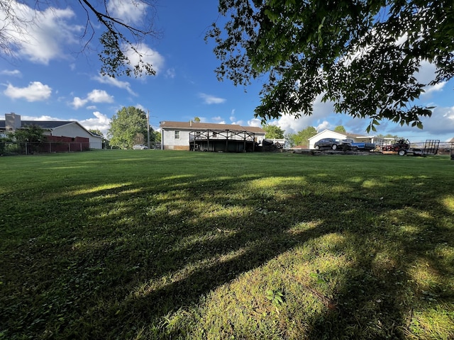 view of yard