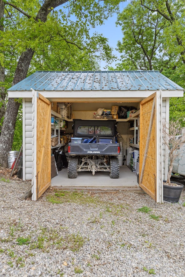 view of vehicle parking