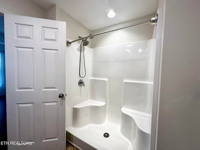 bathroom with walk in shower