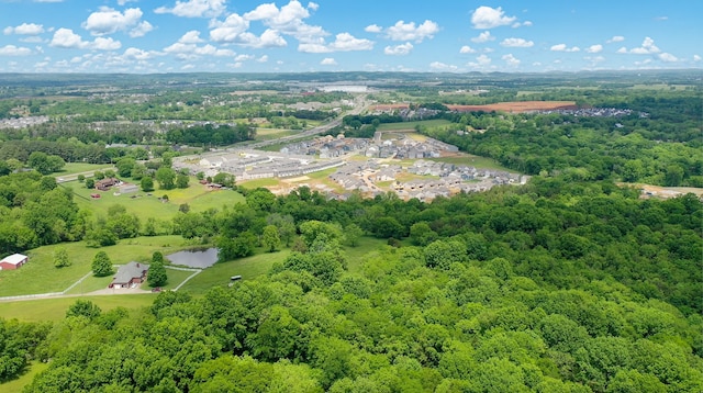 view of aerial view