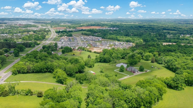 view of aerial view