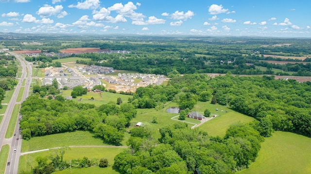 view of aerial view