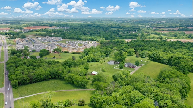 view of aerial view