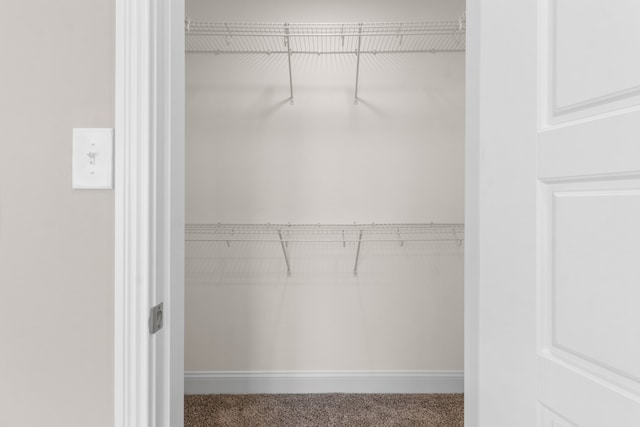 view of closet