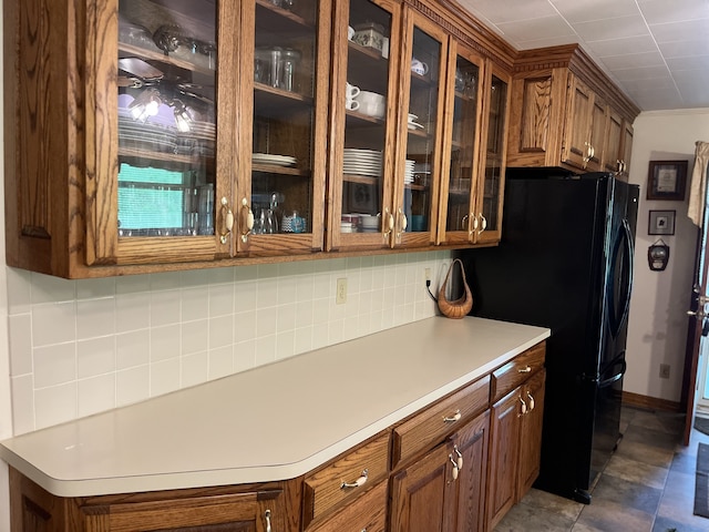 kitchen featuring tasteful backsplash