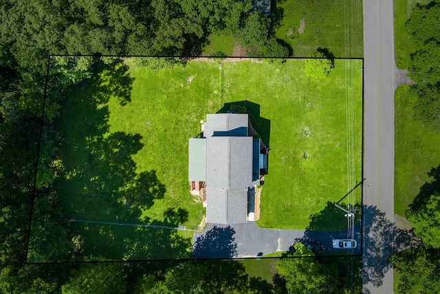 view of aerial view