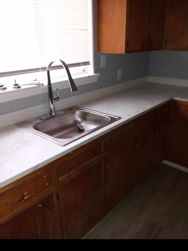 kitchen featuring sink