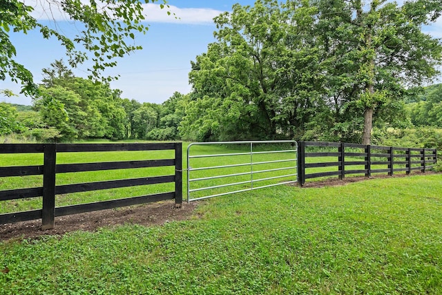 1780 Molly Hollow Rd, Nolensville, TN 37135 - view of gate with a rural view and a yard