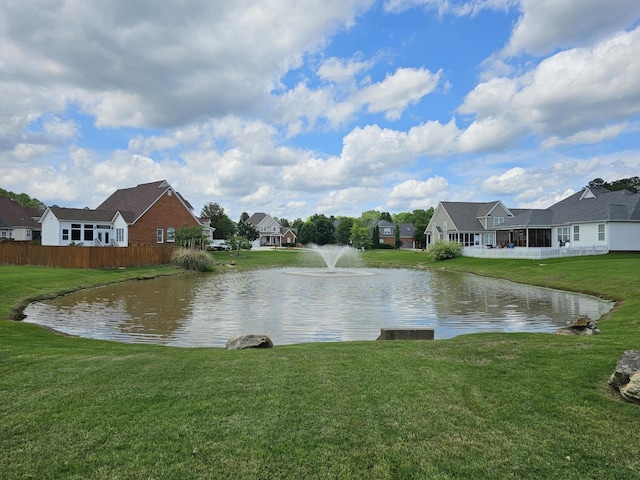 property view of water