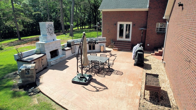 view of patio / terrace featuring area for grilling