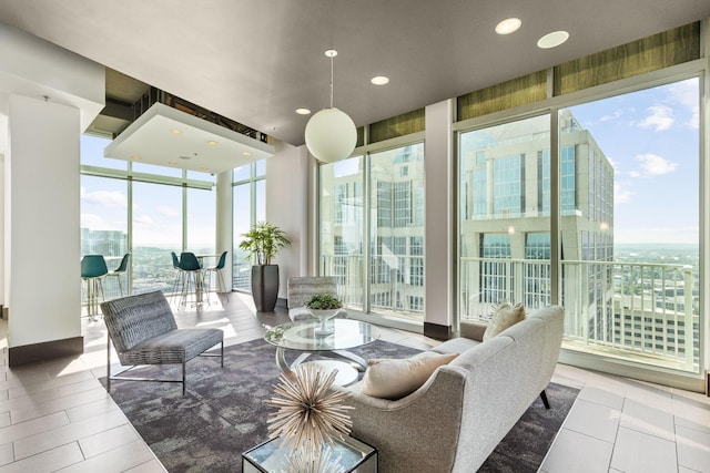 sunroom featuring plenty of natural light