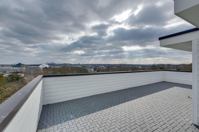 view of patio / terrace featuring a balcony