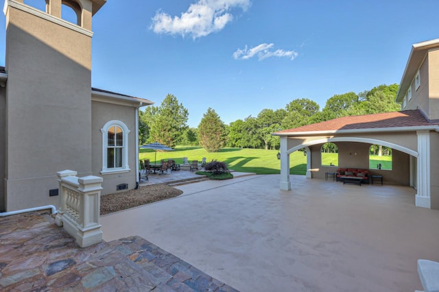 view of patio