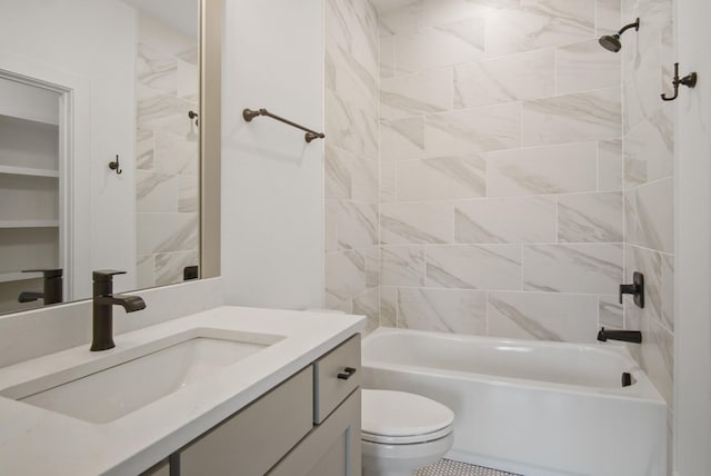 6051 Lookaway Cir, Franklin, TN 37067 - full bathroom featuring vanity and shower / washtub combination