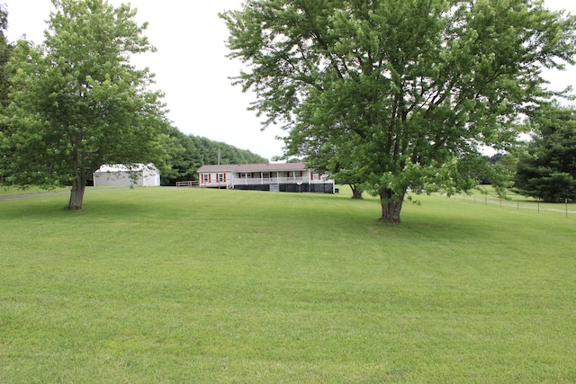 view of yard