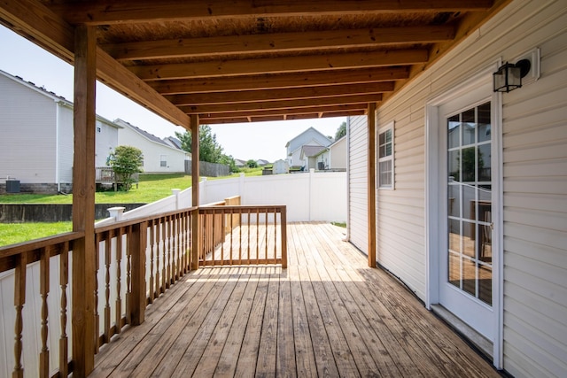 view of deck