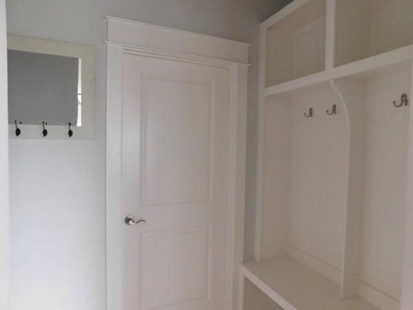 view of mudroom