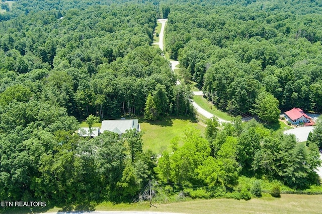 view of aerial view