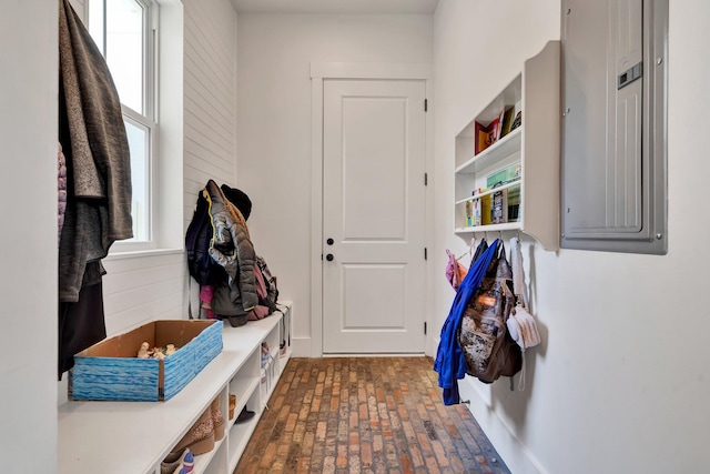 mudroom with a wealth of natural light