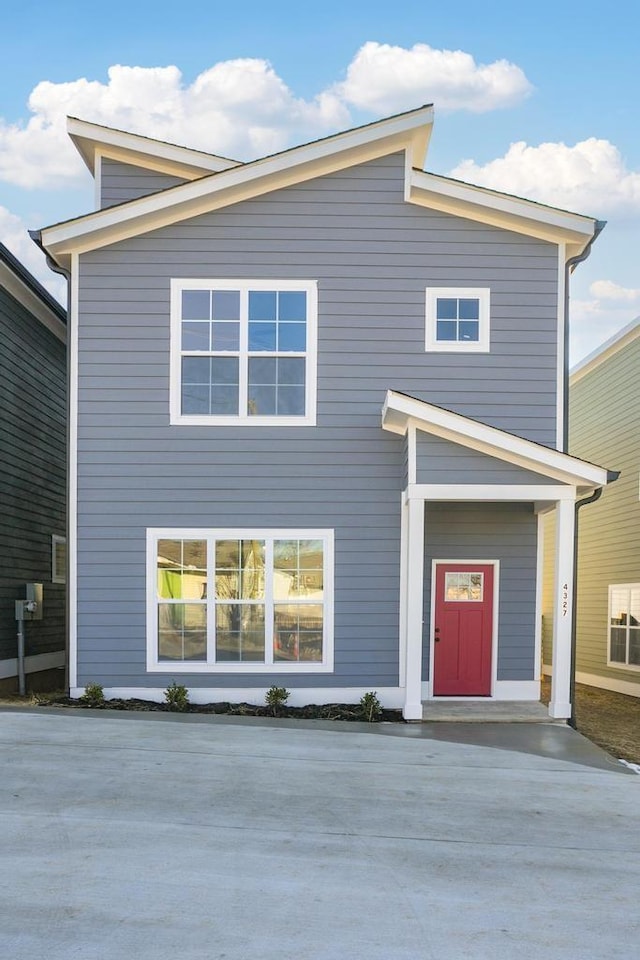 view of front of home