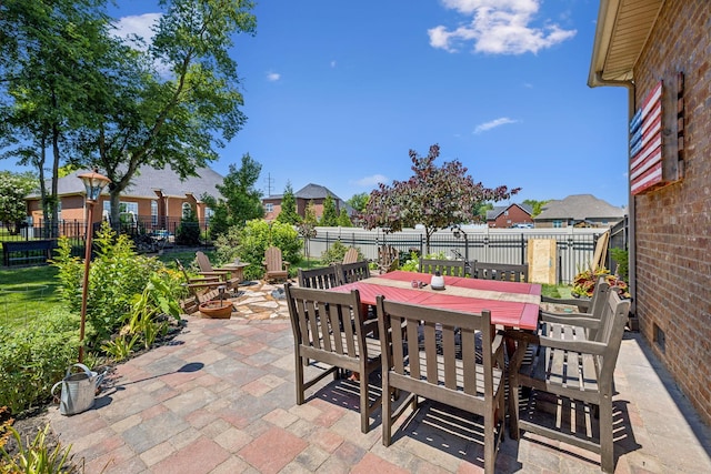 view of patio