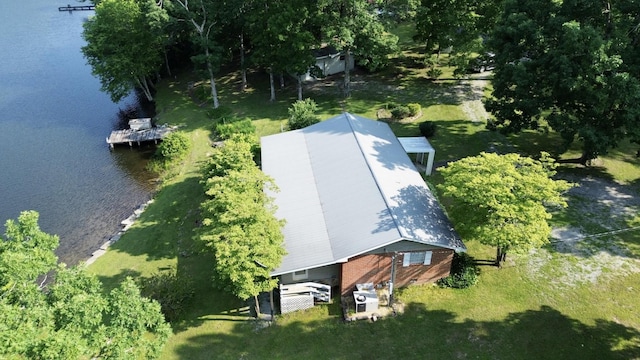 115 Lake Shore Dr, Pikeville, TN 37367 - view from above of property with a large body of water