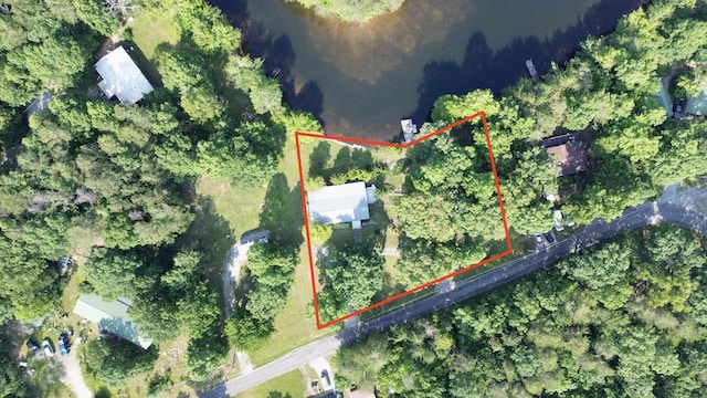 115 Lake Shore Dr, Pikeville, TN 37367 - aerial view of property's location with property boundaries highlighted