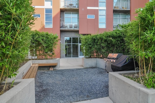 view of patio / terrace featuring a balcony