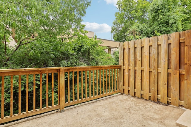 view of patio