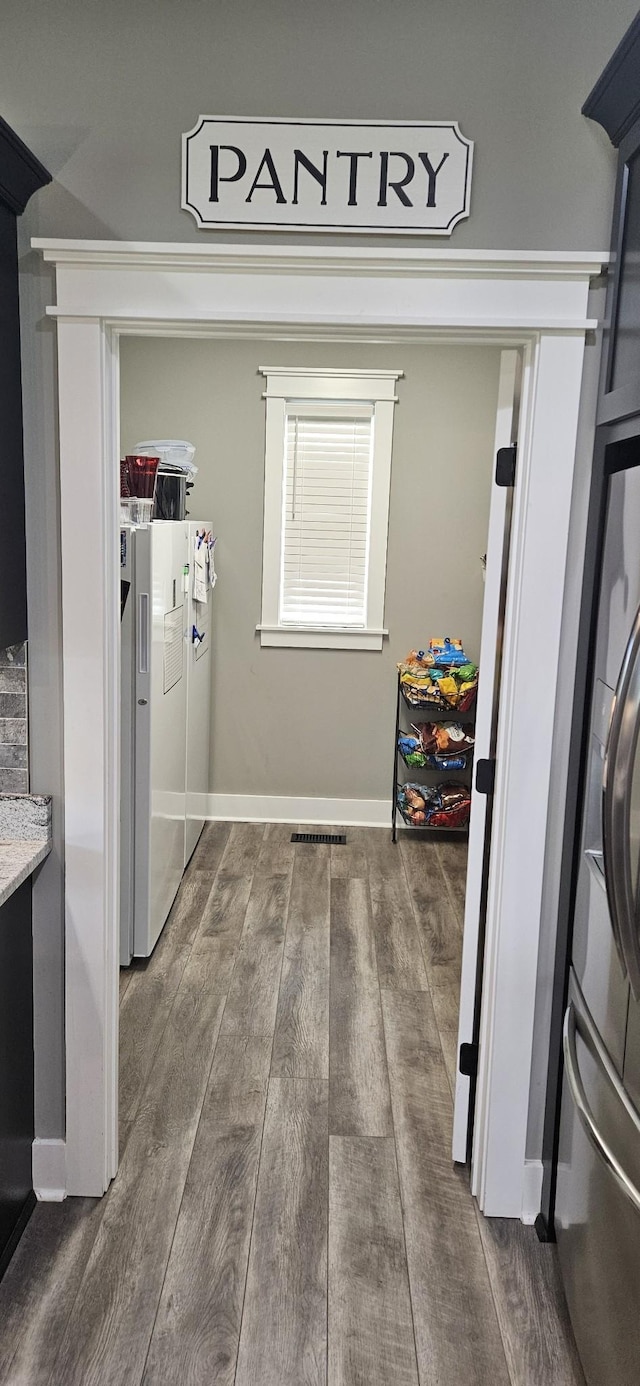 view of laundry room