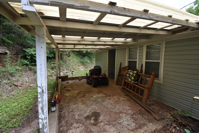 view of patio