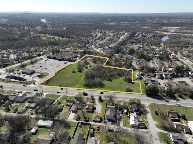 view of aerial view