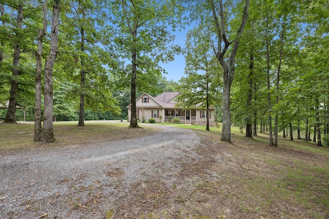 view of front of house with a porch