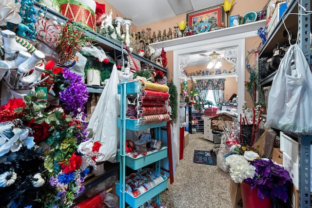 view of storage room