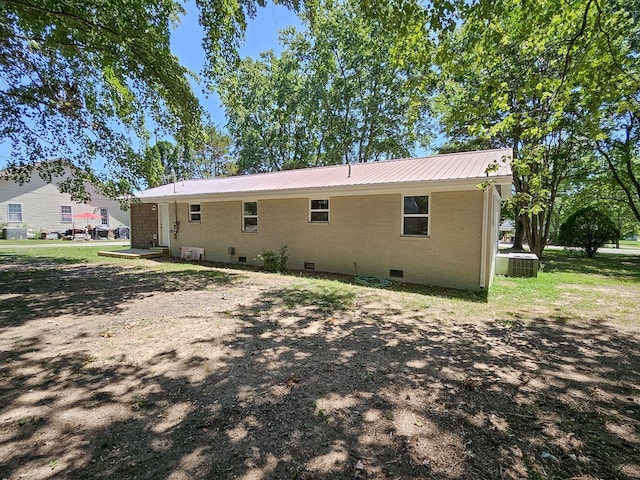 view of rear view of property