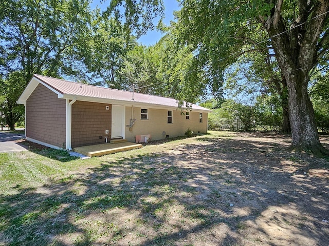 view of rear view of property