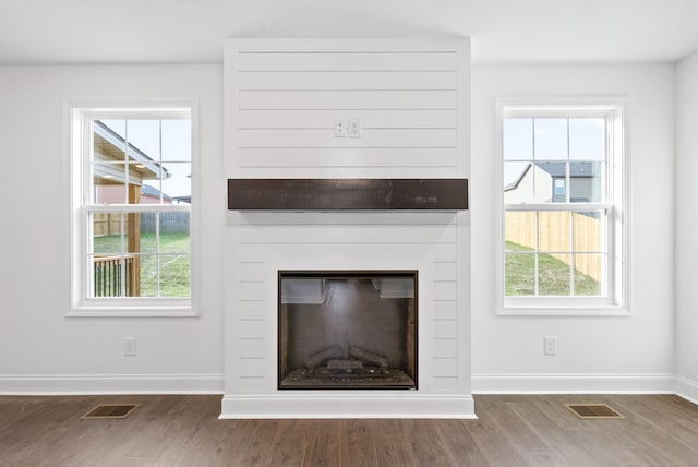 room details with hardwood / wood-style flooring