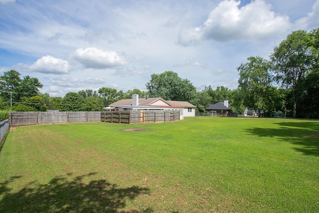 view of yard