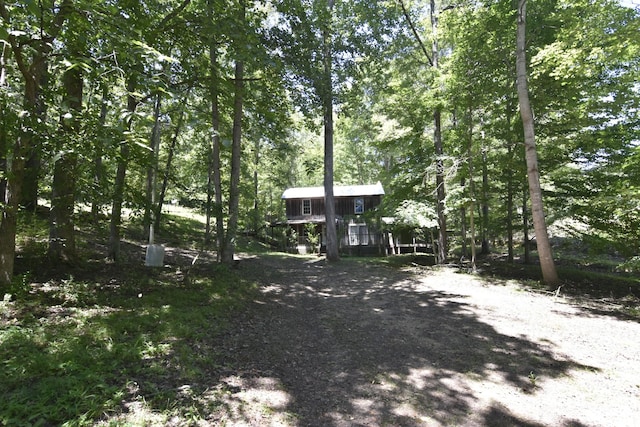 view of front of property