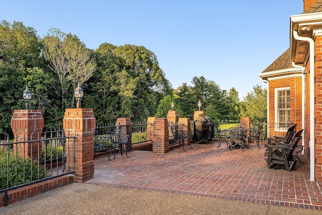 view of patio