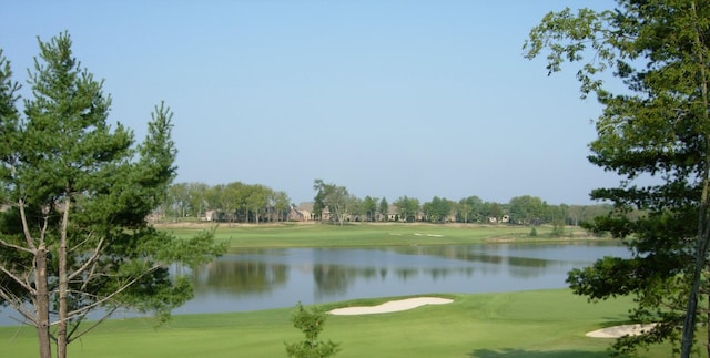 water view with view of golf course