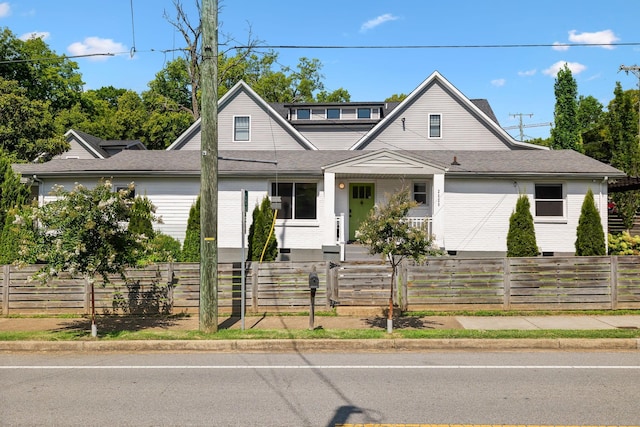 view of front of home