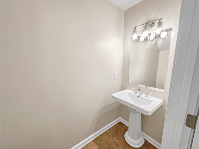 bathroom featuring tile patterned floors