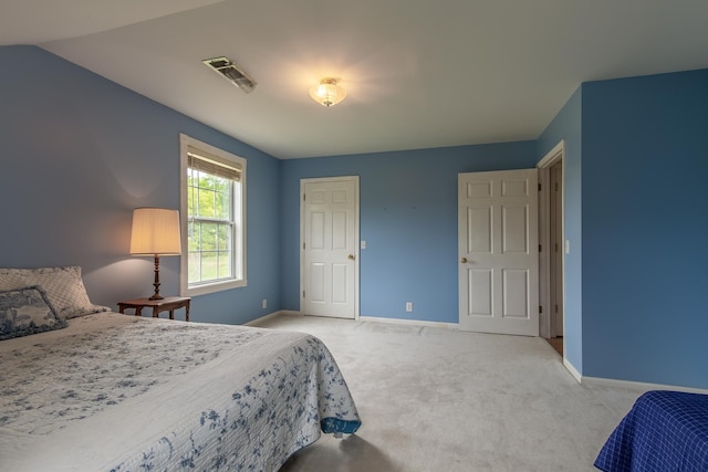 bedroom with carpet flooring