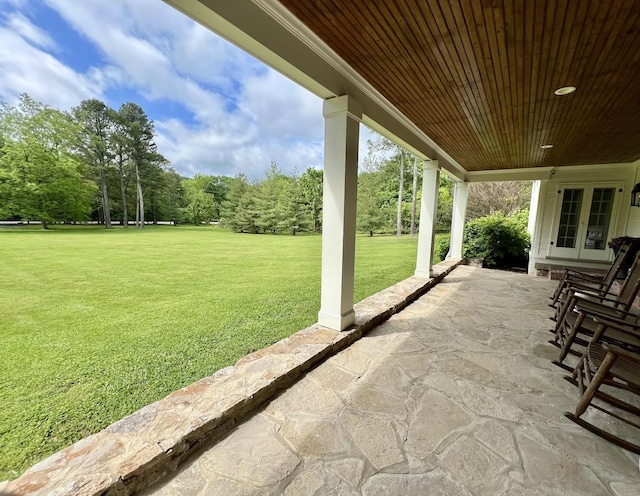 view of patio