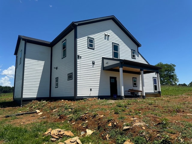 view of rear view of property