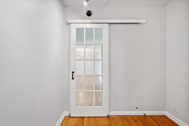 interior space featuring light hardwood / wood-style floors