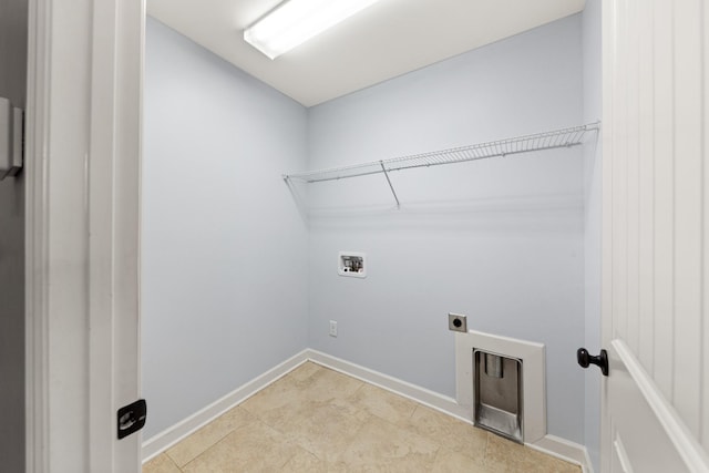 701 Vanview Dr, Lebanon, TN 37087 - laundry area featuring laundry area, hookup for a washing machine, baseboards, and electric dryer hookup